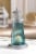 Zingz & Thingz 57071045 Blue Glass Lighthouse Lantern Perspective: back