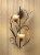 Koehler Home Kitchen Decorative Gift Amber Lilies Candle Wall Sconce Perspective: back
