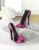 Pink Shoe Phone Holder Perspective: back