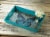 Blue Butterfly Serving Tray Perspective: back