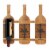 Bordeaux Wooden Wine Bottle Holder Perspective: back