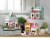 Songbird Valley Flamingo Paradise Birdhouse Perspective: back