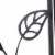 Zingz & Thingz 3 Tier Metal Corner Baker Shelf in Black Perspective: back