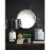 Zingz & Thingz Nikki Chu Mazara Ceramic Vase in Black and White Perspective: back