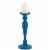 Zingz & Thingz Nikki Chu Cadiz Wooden Artisan Candleholder in Blue Perspective: back