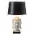 Zingz & Thingz Nikki Chu Laos Plastic Buddha Table Lamp in Black Perspective: back