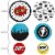 Big Dot of Happiness Bam Superhero - Baby Shower or Birthday Party Decor Large Confetti 27 Ct Perspective: back