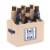 Big Dot of Happiness My Dad is Rad Father's Day Decor for Men 6 Beer Bottle Labels & Carrier Perspective: back