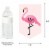 Big Dot of Happiness Pink Flamingo - Bunting Banner - Party Decorations - Happy Birthday Perspective: back