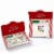 Big Dot of Happiness Jolly Santa Claus - Holiday & Christmas Money & Gift Card Holders - 8 Ct Perspective: back
