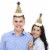 Big Dot of Happiness Pop, Fizz, Clink - Cone 2023 New Year's Eve Resolution Party Hats - 8 Ct Perspective: back
