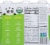 Kindersprout® Organic Plant Protein Chocolate Kids Nutrition Shake Drink Perspective: back