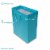 Occasionall Designer Turquoise Paper Gift Wrap Bags with Handles Solid Colors 12Pcs - 6x3x7.5 Perspective: back