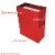Red Foil Gift bags with Handles, Designer Solid Red Paper Gift Wrap Bags Perspective: back