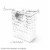 Large Metallic Silver Paper Gift Bags with Handles - 10x13x5" 12 Perspective: back