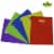 Prime Line Packaging Multi Plastic Bags with Handles Assorted Neon Colorful Bags 100 Pk 12x15 Perspective: back