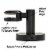 Hamilton Hills Round Pivot Mirror Black Hardware Tilting Anchors Perspective: back
