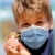 50 Pack EZ Breezy Kids Disposable Face Masks - Perfect Size for Children (Blue, 4-12 Years) Perspective: back