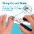 ZenToes Heavy Duty Nail Clippers with Stainless Steel Curved Blade for Ingrown Toenails Perspective: back