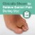 ZenToes Gel Toe Separators - Overlapping Toes, Bunion Corrector and Spacer - 4 Pack (Honey) Perspective: back