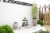 Modern Plant Stand 2 Shelf Perspective: back