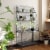 Folding Plant Stand 4 Shelf Perspective: back