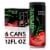 Green® Sour Cherry Soda Cans Perspective: back