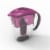 Drinkpod  Alkaline Water Pitcher 2.5L Capacity Includes 3 Filters Perspective: back