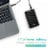 Zendure SuperTank Polymer- 26,800 mAh 100W Crush-Proof Portable Charger(Black) Perspective: back