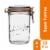 Le Parfait Super Terrine – French Glass Taper Jar With Airtight Lid For Canning Food Storage Perspective: back