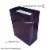 12 . Black Holographic Paper Gift Bags with Rope Handles and Hang Tag Shopping Bag Perspective: back