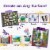 Pintar Glitter Paint Pens 14 Pack Acrylic Extra Fine Tip 0.7mm Perspective: back