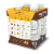 Happy Viking® Triple Chocolate Plant Protein Shake Perspective: back