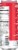 ZOA® Zero Sugar Strawberry Watermelon Energy Drink Can Perspective: back
