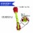 Botabee 6 Pack Foam-Tipped Rocket Launcher Refills for Stomp Rocket® Ultra Perspective: back