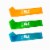 PBLX Mini Linx Resistance Bands Set with Workout Booklet Perspective: back