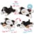 PixieCrush Shiba Inu Puppies Mommy & 4 Babies Plush Toy Gift Perspective: back