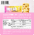 Mosh® Lemon White Chocolate Crunch Brain + Body Fuel Protein Bar Perspective: back