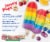 Jonny Pops® Organic Rainbow Fruit Stack Popsicles Perspective: back