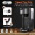 Sincreative KCM207 Single Serve Coffee Maker Cappuccino Machine w/ Milk Frother Perspective: back
