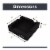 PARDO Black Cigar Ashtray, Unbreakable Silicone, 1 Pack, 4xCigar Holder Perspective: back