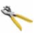 9  Rubber Gripped Carbon Steel 6 Size Revolving Leather Hole Punch Tool w/ Brass Perspective: back