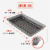 Chef Pomodoro Nonstick Carbon Steel Small Roasting Pan Roaster with Flat Rack, 11 x 7.7-Inch, Perspective: back
