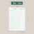Rileys & Co 52-Page Meal Planner Note Pad with Tear-off Grocery List, Weekly Menu Planning Perspective: back