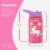 BOZ Kids Insulated Water Bottle with Straw Lid, Stainless Steel Double Wall Water Cup-Unicorn Perspective: back