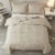 MarCielo 100% Cotton Oversized Bedspread Quilt Set T Perspective: back