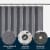72&quot; W x 96&quot; H Clear PEVA Extra Heavy Weight Shower Liner - Liba Perspective: back