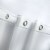 72&quot; W x 78&quot; H White PEVA Extra Heavy Weight Shower Liner - Liba Perspective: back