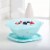 Tupperware Heritage Square Bowl - Aquamarine Perspective: back