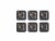 Summit One Cork Coasters (Set of 6) - Bar Accessories for Home Bar Set Perspective: back